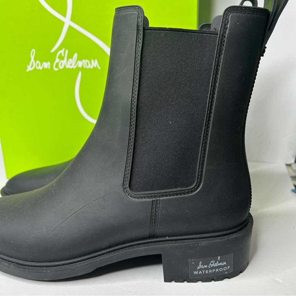 Sam Edelman Black Ankle Boots - Picture 2 of 12